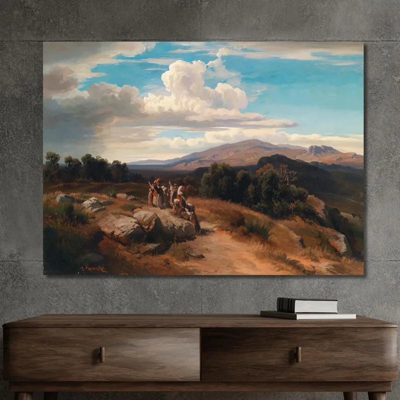 Paesaggio Spagnolo Anton Romako