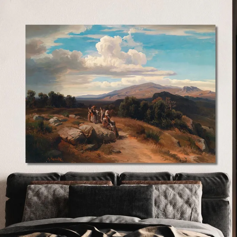 Paesaggio Spagnolo Anton Romako