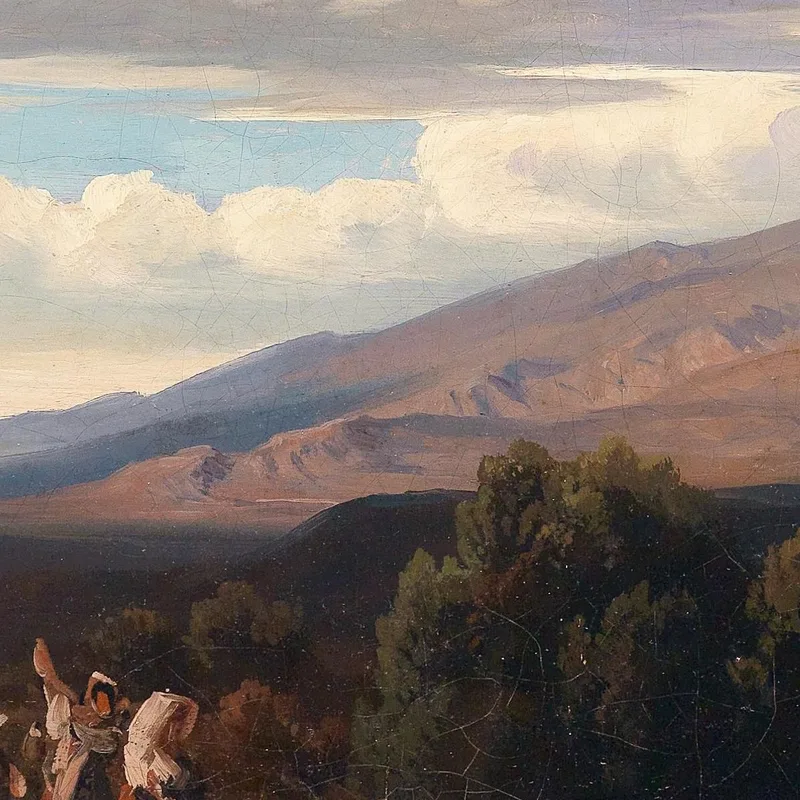 Paesaggio Spagnolo Anton Romako
