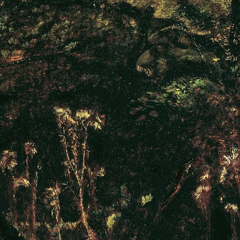 Claro En El Bosque Con Cardos Anton Romako