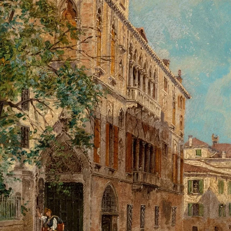 Una Vista Di Palazzo Albrizzi Antonietta Brandeis