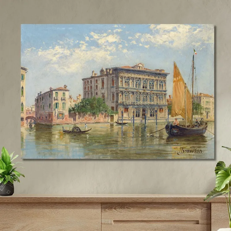 Ca' Vendramin Calergi Dal Canal Grande Venezia Antonietta Brandeis