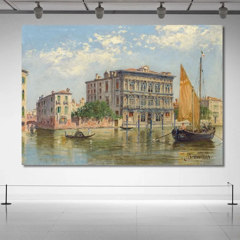 Ca' Vendramin Calergi Dal Canal Grande Venezia Antonietta Brandeis