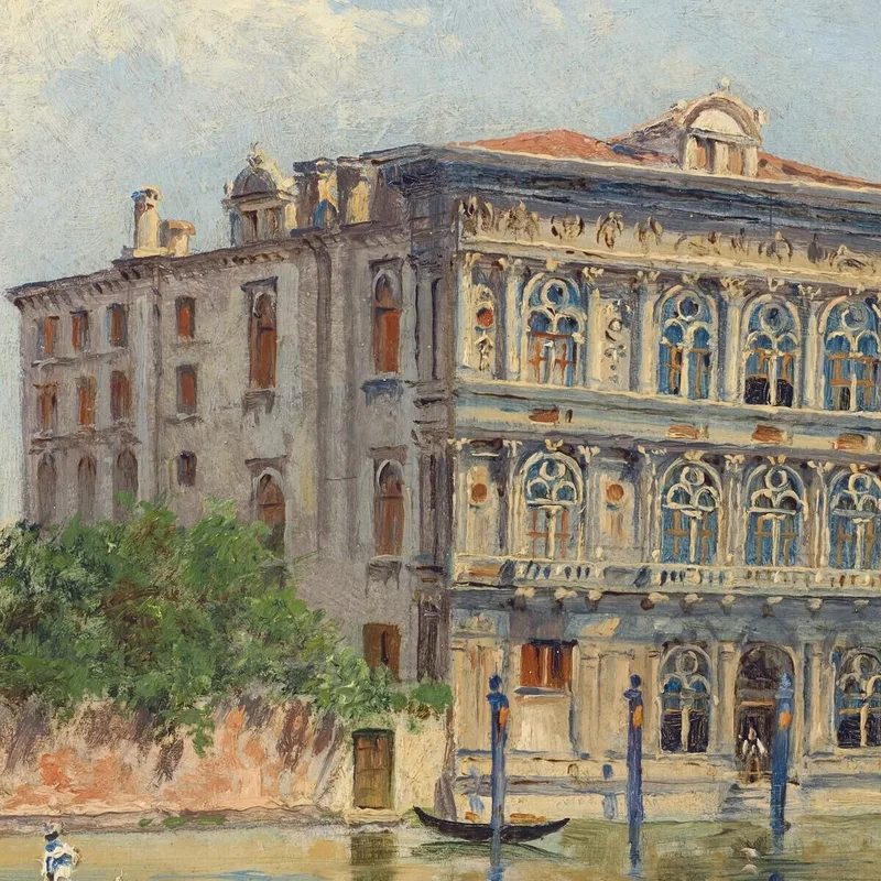 Ca' Vendramin Calergi Dal Canal Grande Venezia Antonietta Brandeis