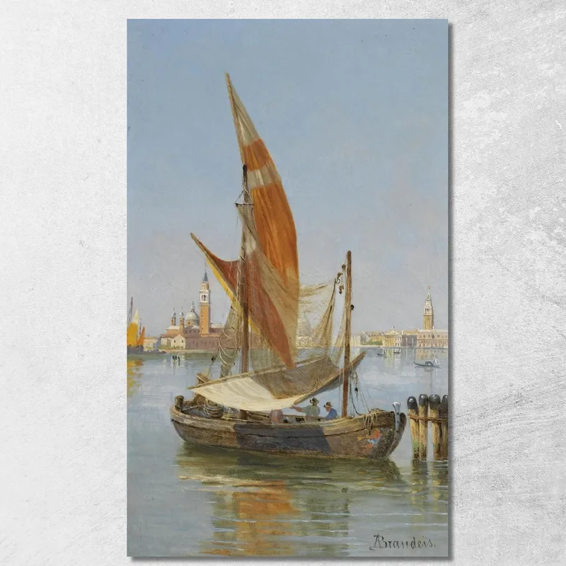 Fischerboote In Der Lagune Von Venedig Antonietta Brandeis drucken auf leinwand