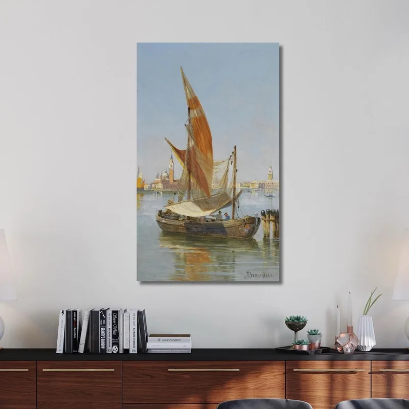 Barche Da Pesca Nella Laguna Di Venezia Antonietta Brandeis
