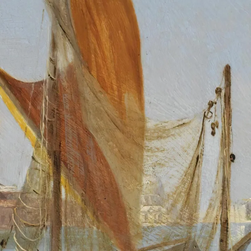 Barche Da Pesca Nella Laguna Di Venezia Antonietta Brandeis
