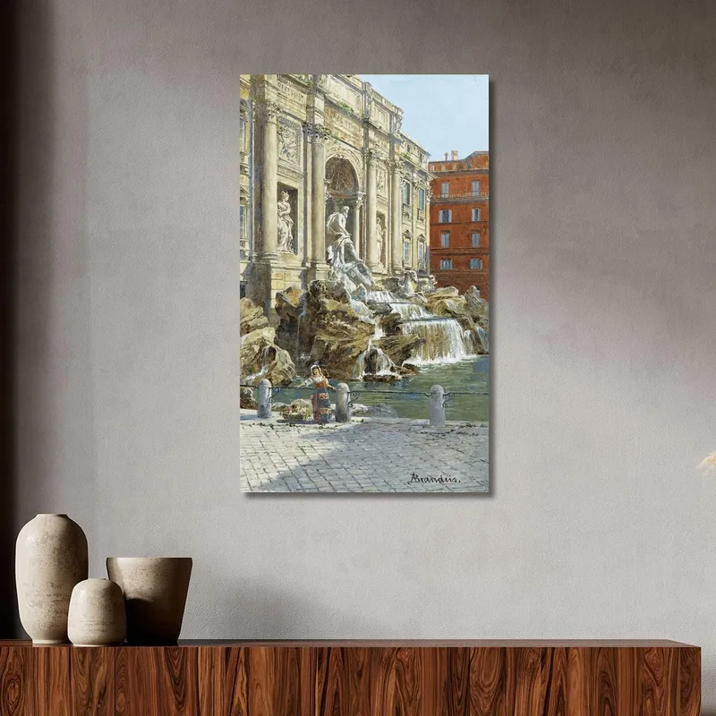 La Fontana Di Trevi A Roma Antonietta Brandeis