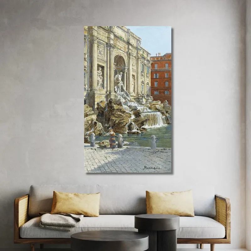 La Fontana Di Trevi A Roma Antonietta Brandeis