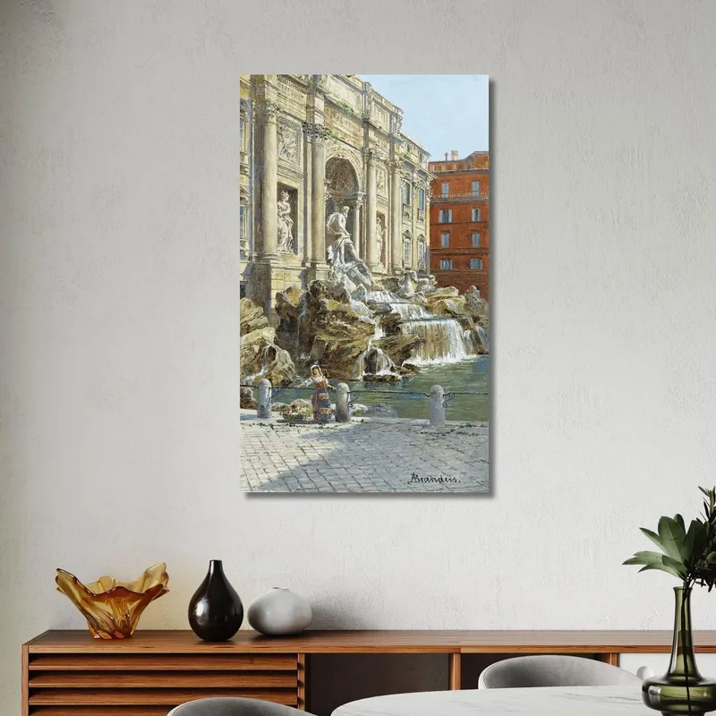 La Fontana Di Trevi A Roma Antonietta Brandeis