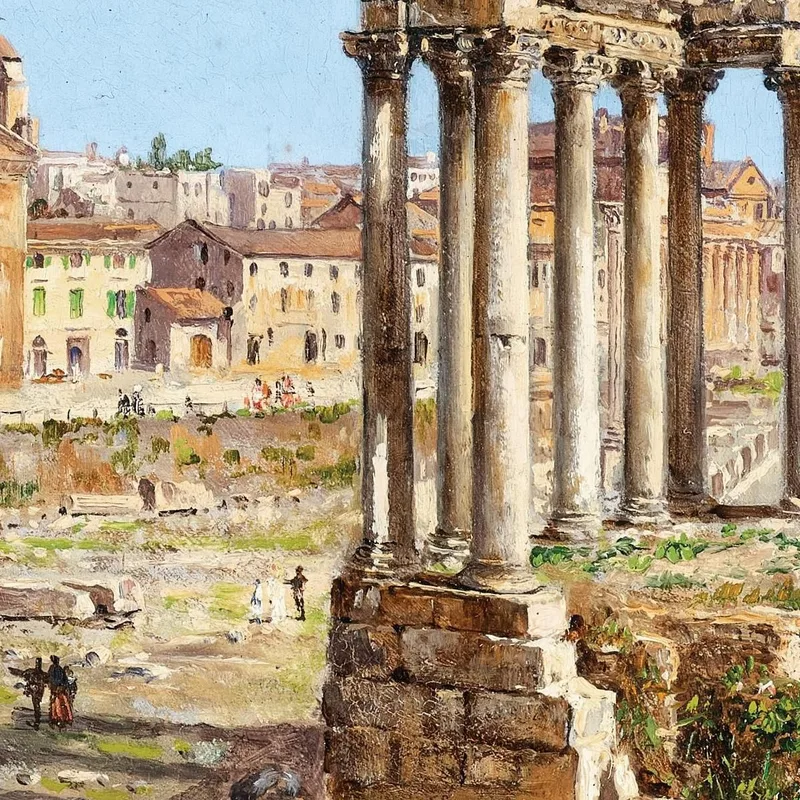 Rome Il Foro Romano Roma' Antonietta Brandeis
