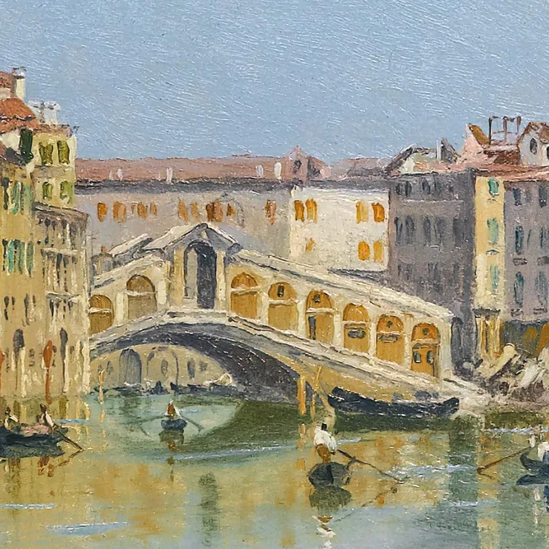 Il Ponte Di Rialto Venezia Antonietta Brandeis