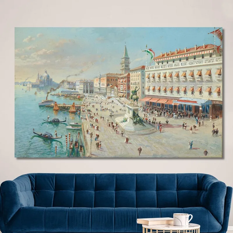 Venezia Vista Dall'Alto Con Santa Maria Della Salute In Lontananza Antonietta Brandeis