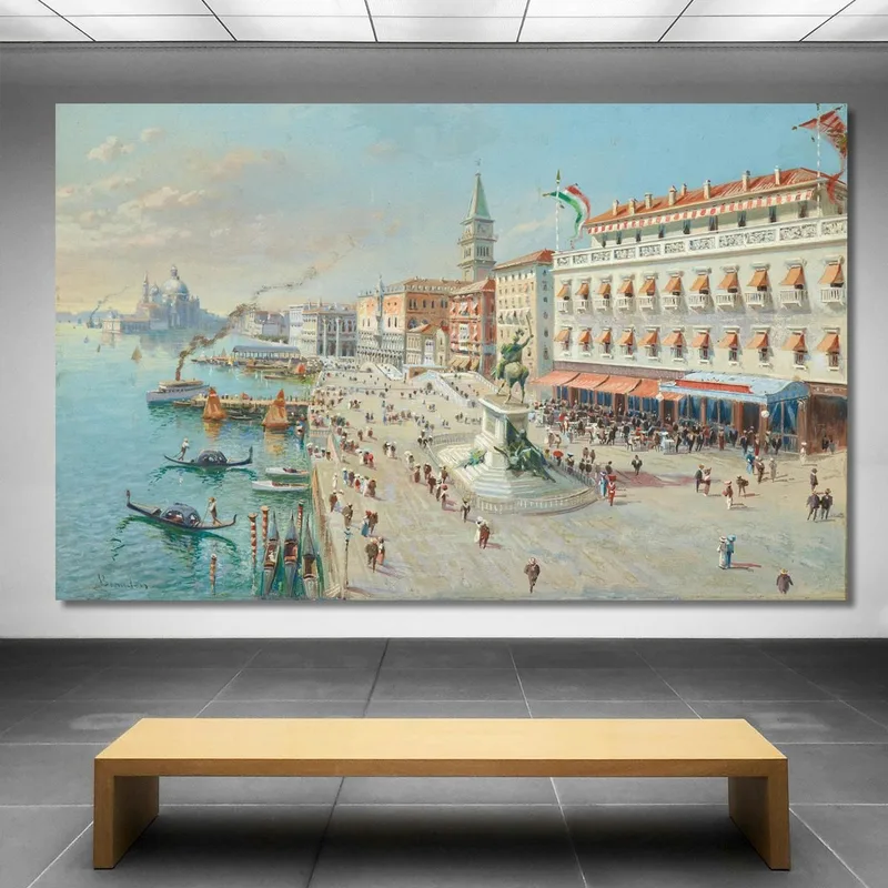 Venezia Vista Dall'Alto Con Santa Maria Della Salute In Lontananza Antonietta Brandeis