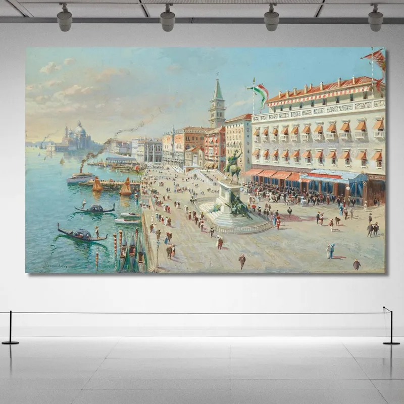 Venezia Vista Dall'Alto Con Santa Maria Della Salute In Lontananza Antonietta Brandeis