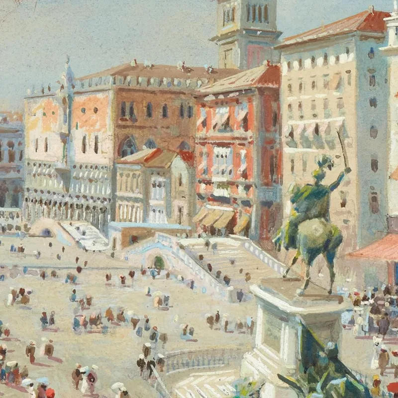 Venezia Vista Dall'Alto Con Santa Maria Della Salute In Lontananza Antonietta Brandeis