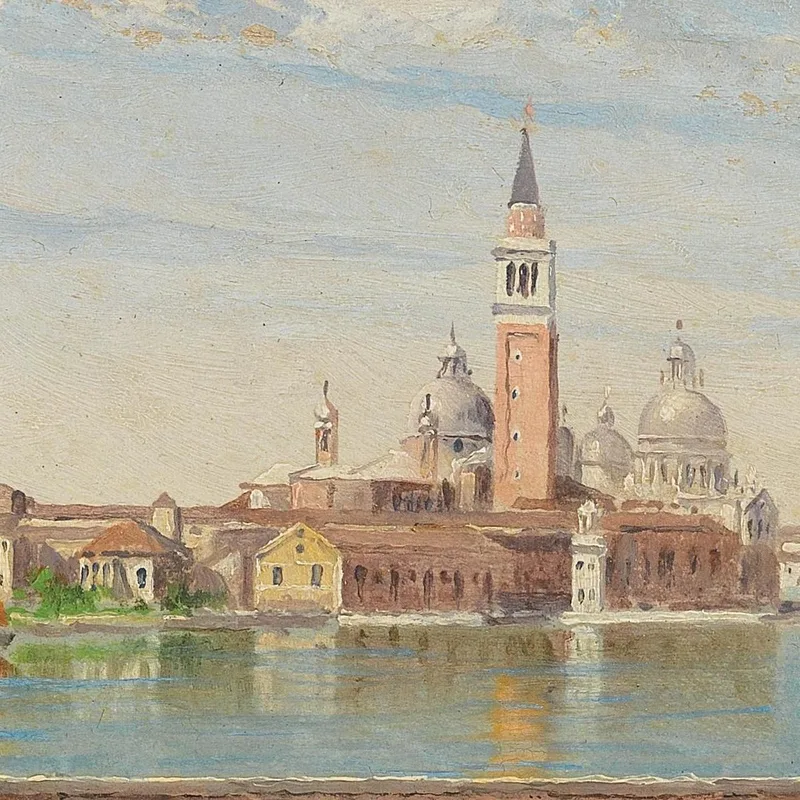 Venecia Una Vista De San Giorgio Desde Los Giardini Antonietta Brandeis