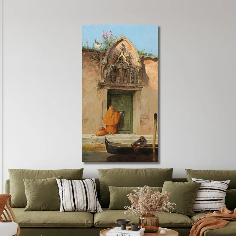 Venice At The Gate Of The Arco Dell'Abbazia Della Misericordia Antonietta Brandeis