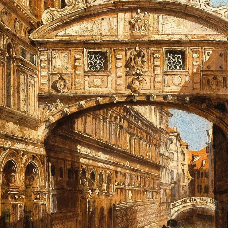 Venice Le Ponte Dei Sospiri Venezia Antonietta Brandeis