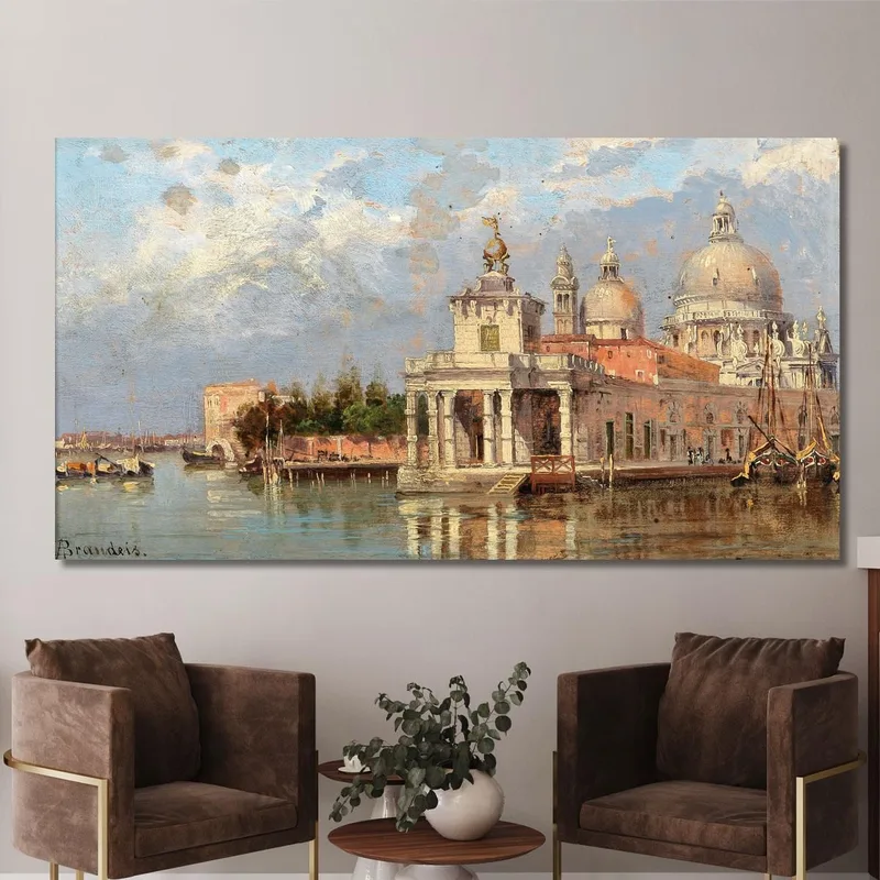 Venice Santa Maria Della Salute With Old Customs House Antonietta Brandeis