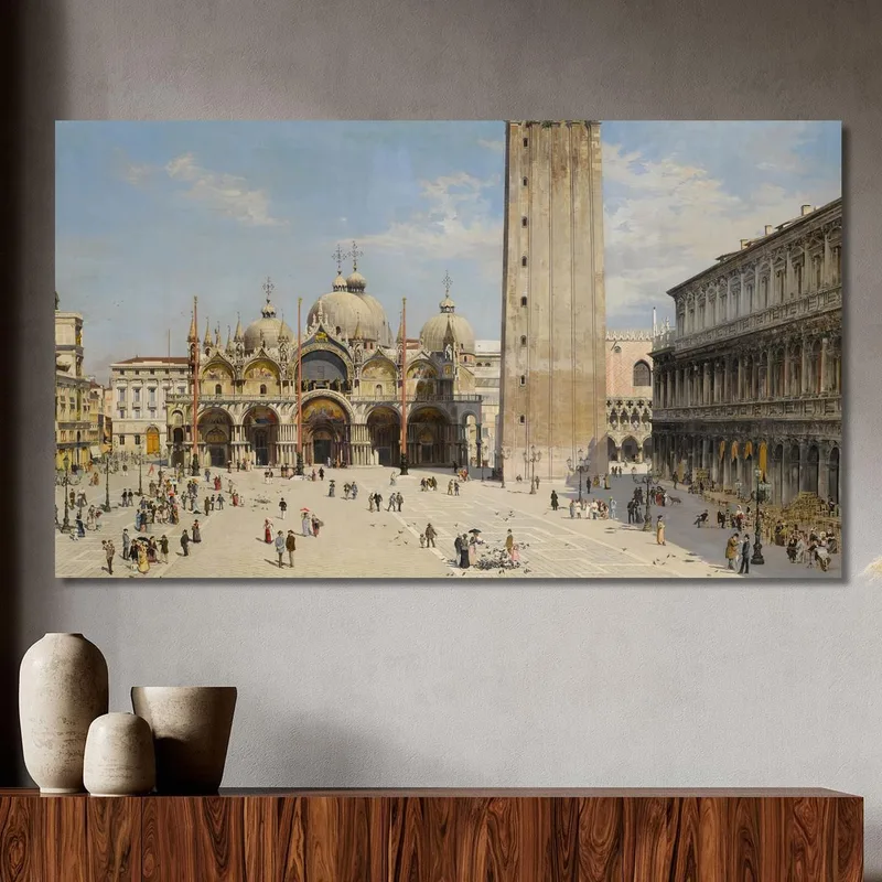 Venise Une Vue Sur La Place Saint-Marc Antonietta Brandeis