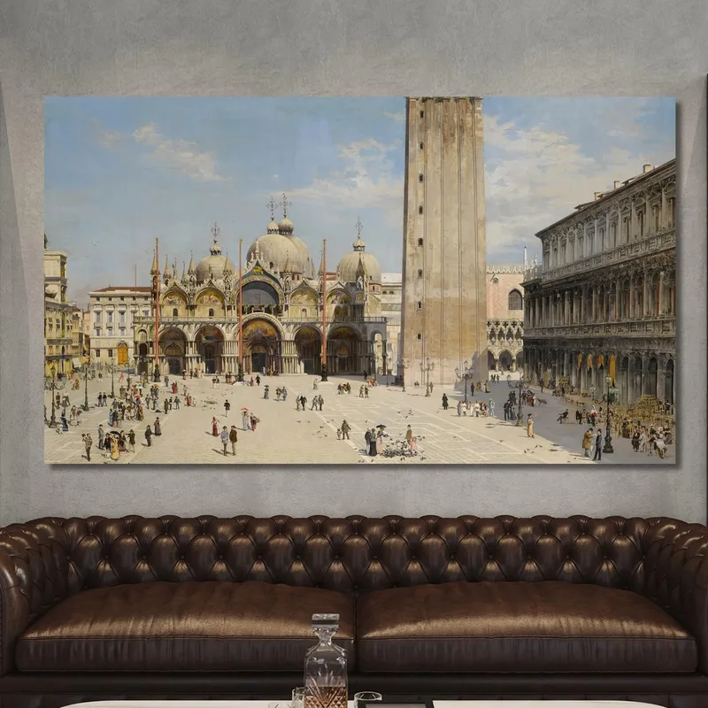 Venise Une Vue Sur La Place Saint-Marc Antonietta Brandeis