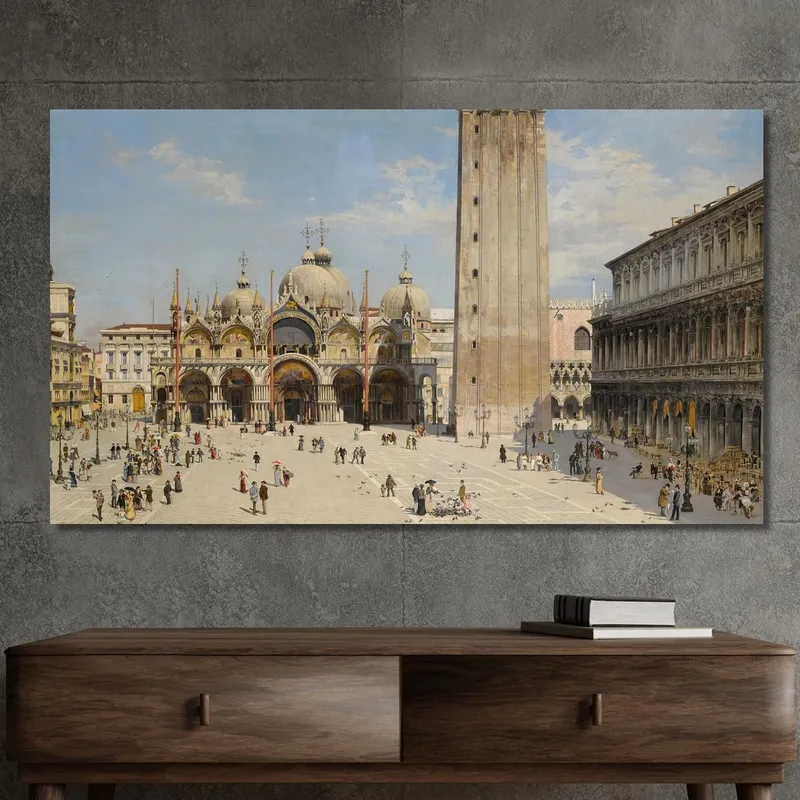 Venise Une Vue Sur La Place Saint-Marc Antonietta Brandeis