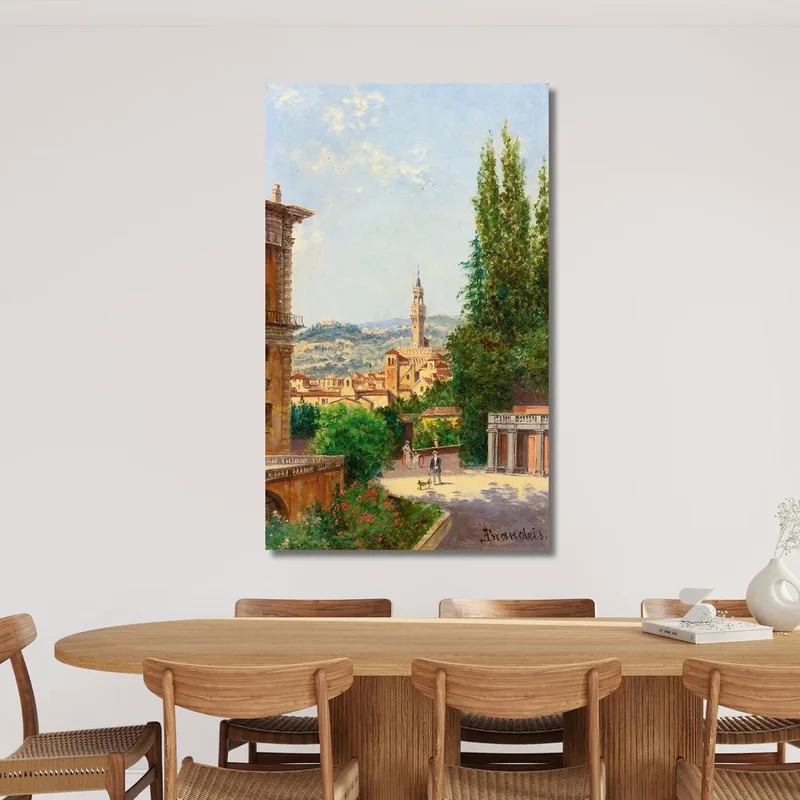 Vista Di Palazzo Vecchio Dal Giardino Di Boboli Firenze Antonietta Brandeis
