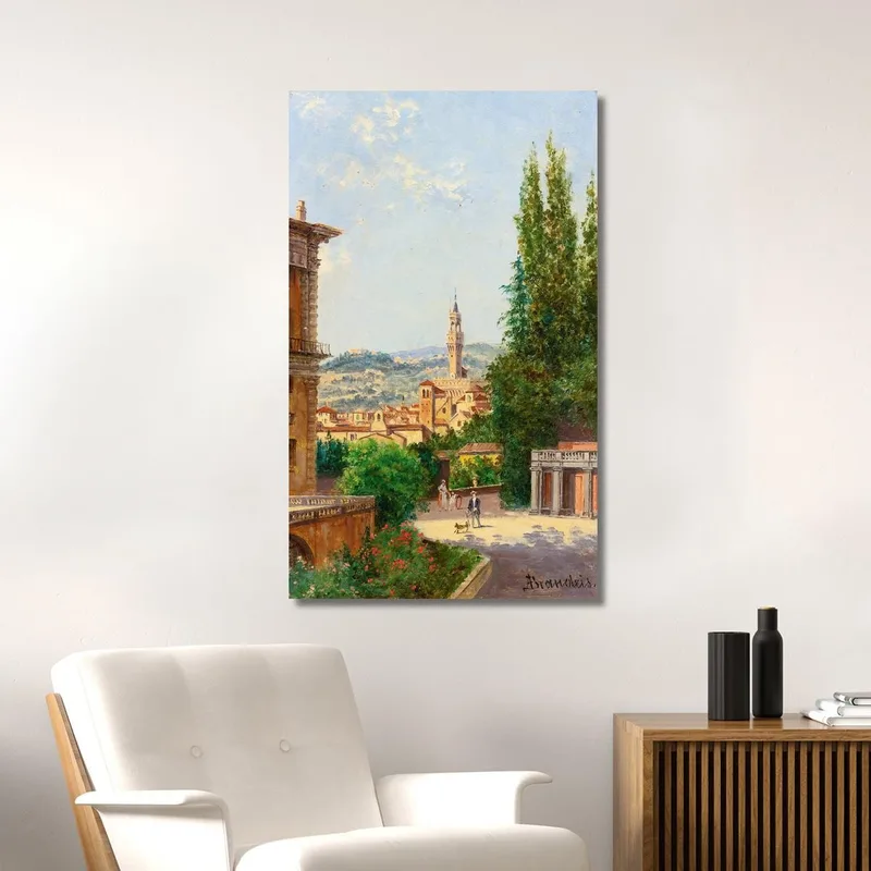 Vista Di Palazzo Vecchio Dal Giardino Di Boboli Firenze Antonietta Brandeis