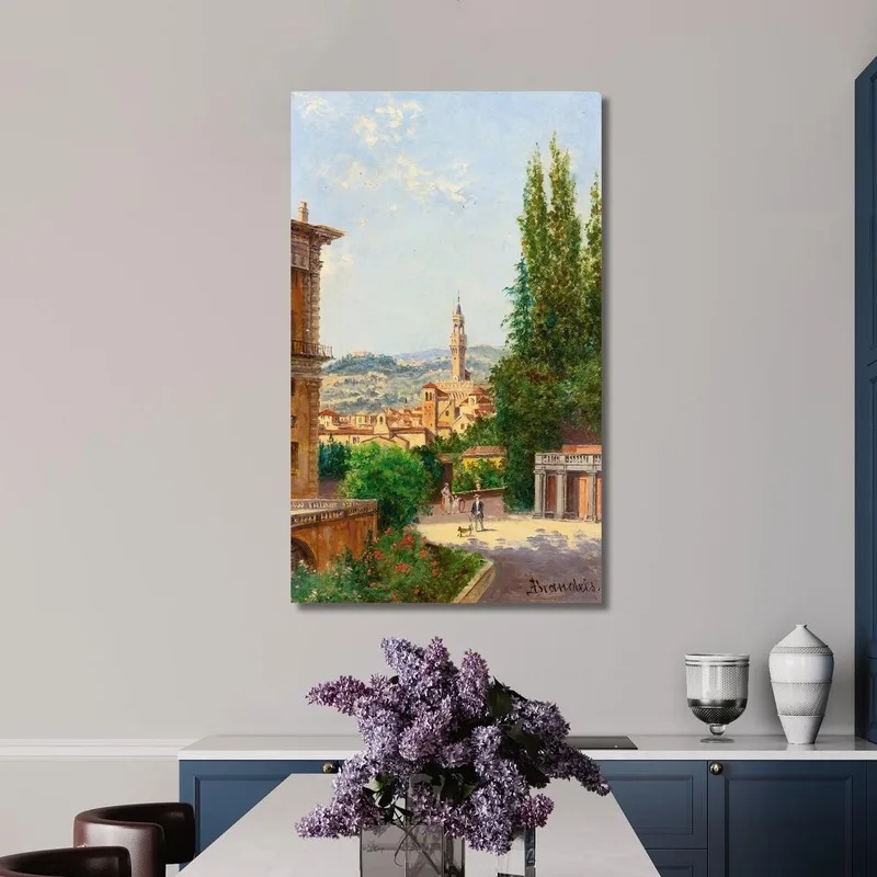Vista Di Palazzo Vecchio Dal Giardino Di Boboli Firenze Antonietta Brandeis