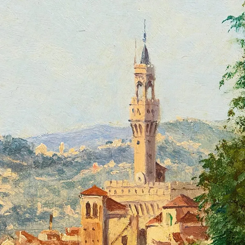 Vista Di Palazzo Vecchio Dal Giardino Di Boboli Firenze Antonietta Brandeis