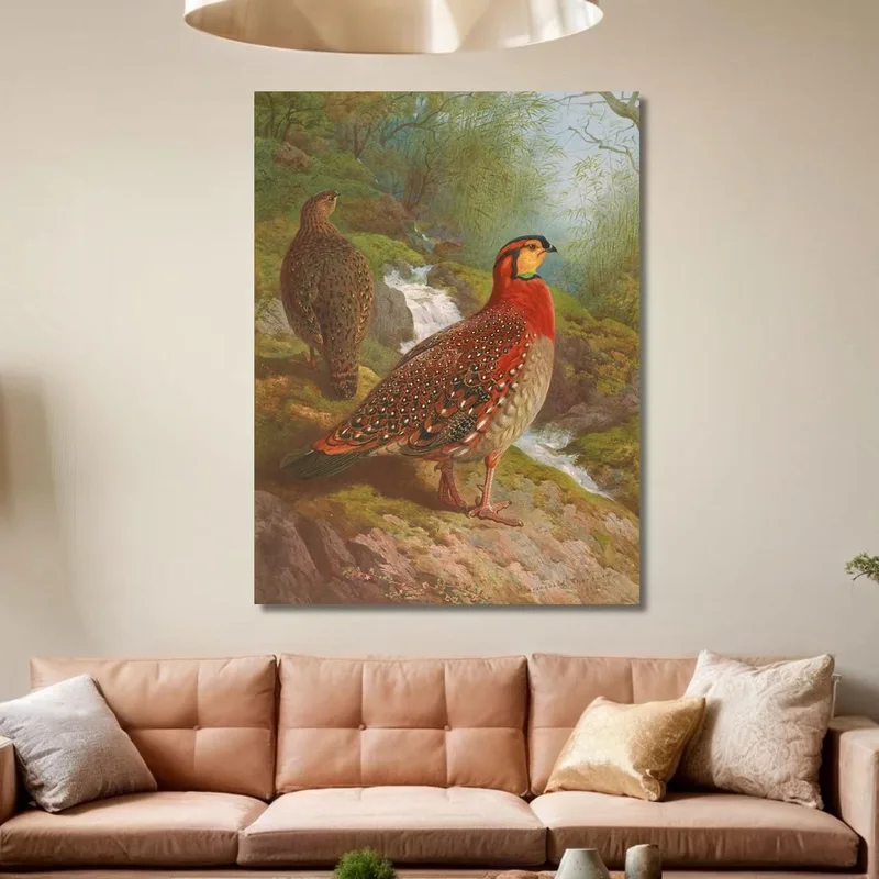Blyth'S Tragopan Archibald Thorburn