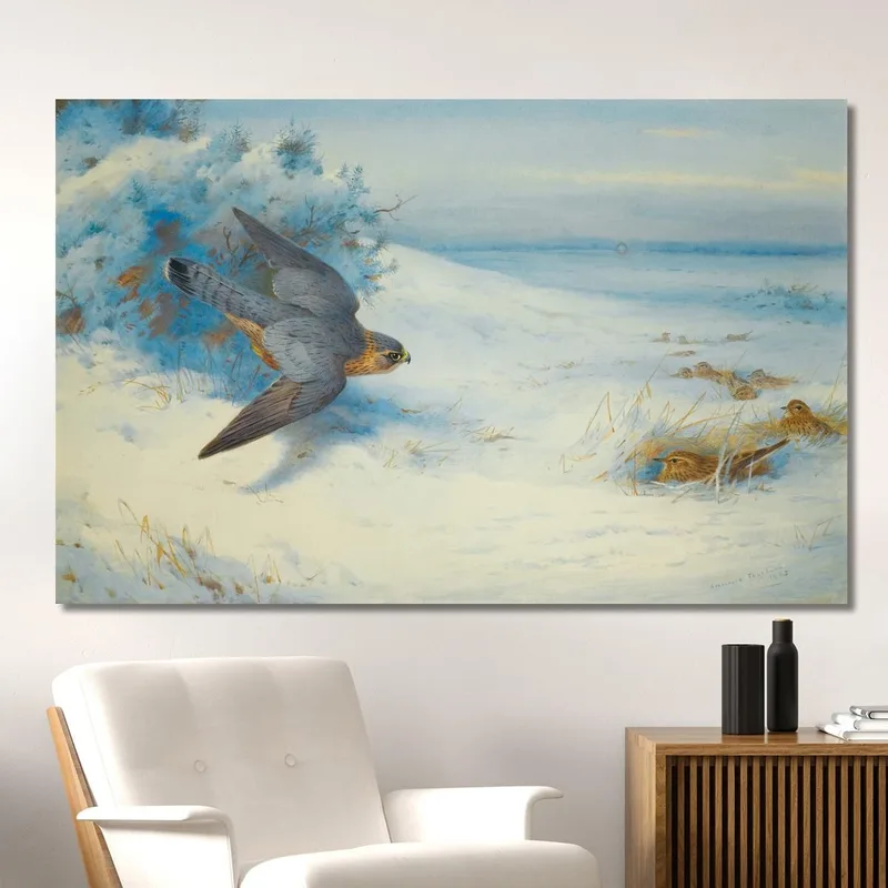 Merlin And Larks Archibald Thorburn