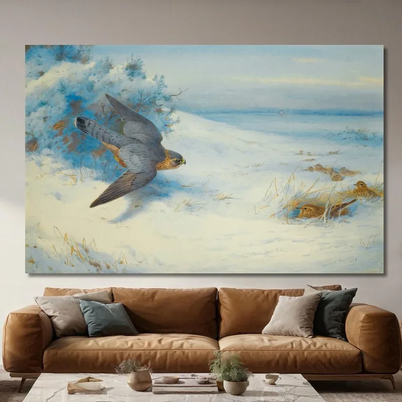 Merlin And Larks Archibald Thorburn