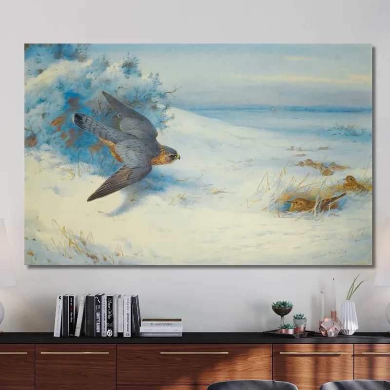 Merlin And Larks Archibald Thorburn