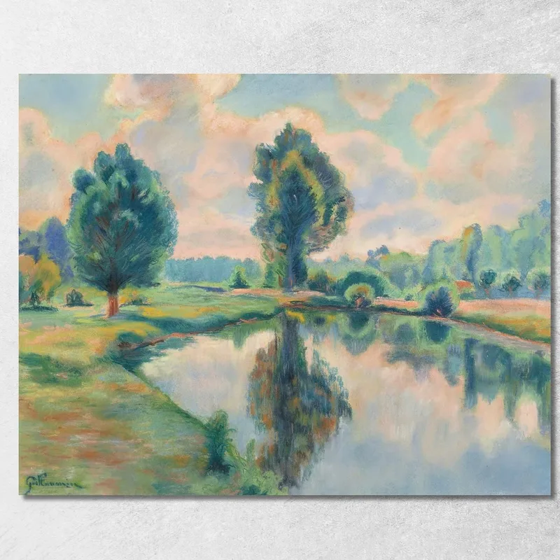 Orilla Del Río Armand Guillaumin cuadro en lienzo