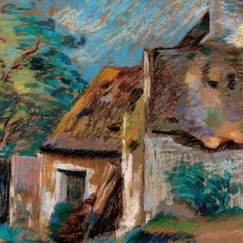 Strohhütten Armand Guillaumin