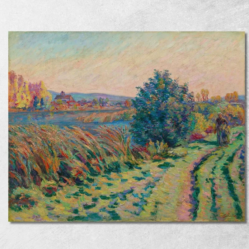 Camino De Campo Armand Guillaumin cuadro en lienzo