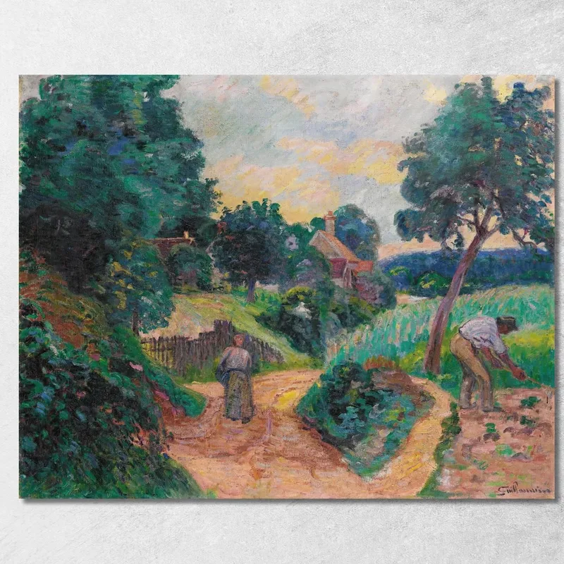 Camino De Las Canteras En Miregaudon Armand Guillaumin cuadro en lienzo