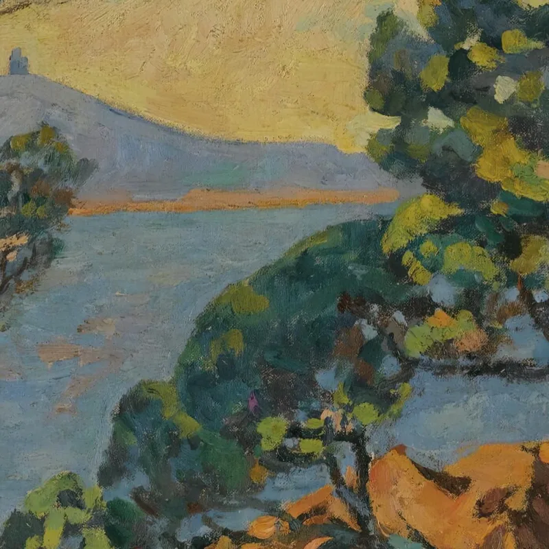 La Baie D'Agay Et Le Semaphore Armand Guillaumin