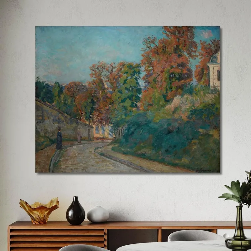 La Passeggiata, Una Strada Nell'Île-De-France Armand Guillaumin