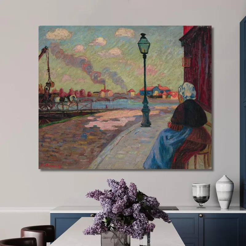 La Seine À Charenton Armand Guillaumin