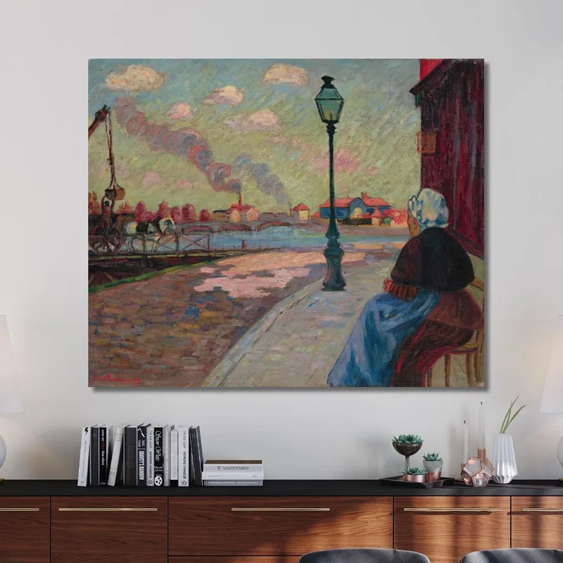 La Seine À Charenton Armand Guillaumin