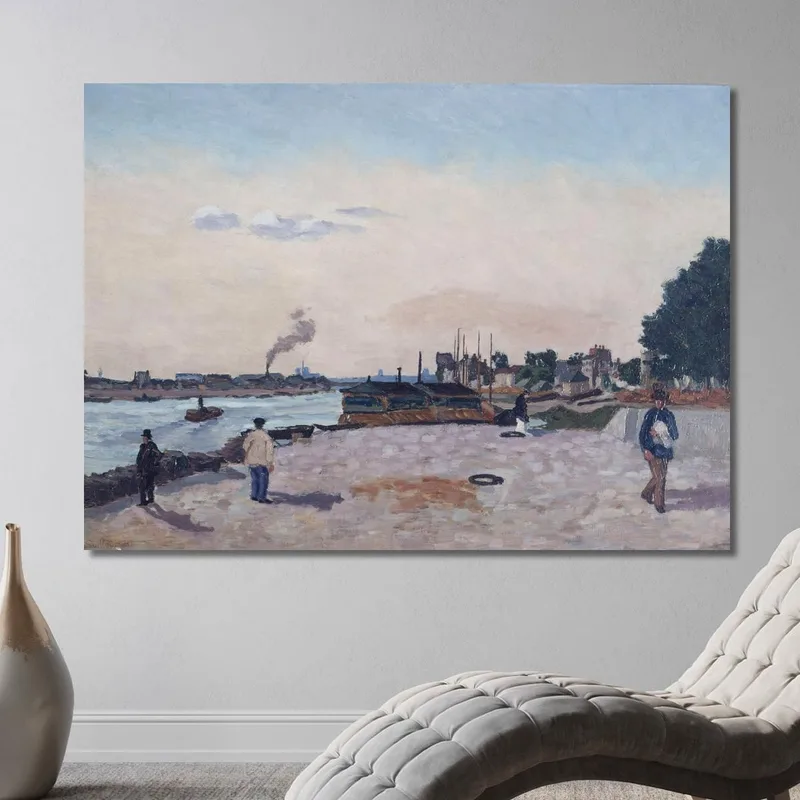 El Muelle De Bercy Armand Guillaumin
