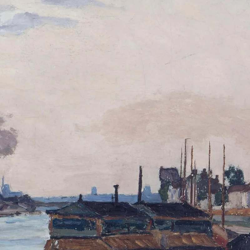 El Muelle De Bercy Armand Guillaumin