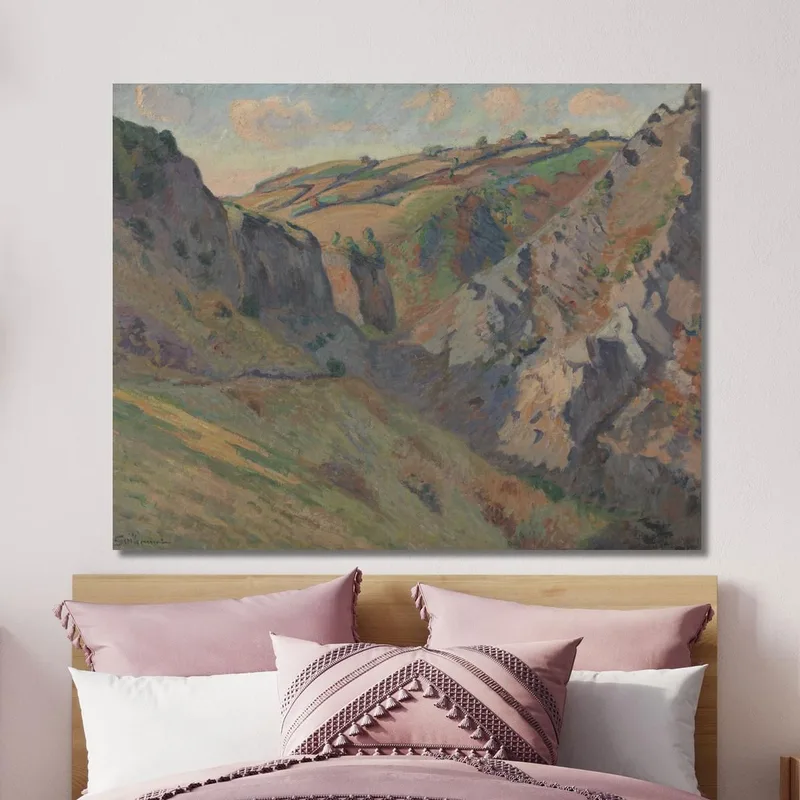 Les Grottes De Prunal Pres De Pontgibaud  Auvergne Armand Guillaumin