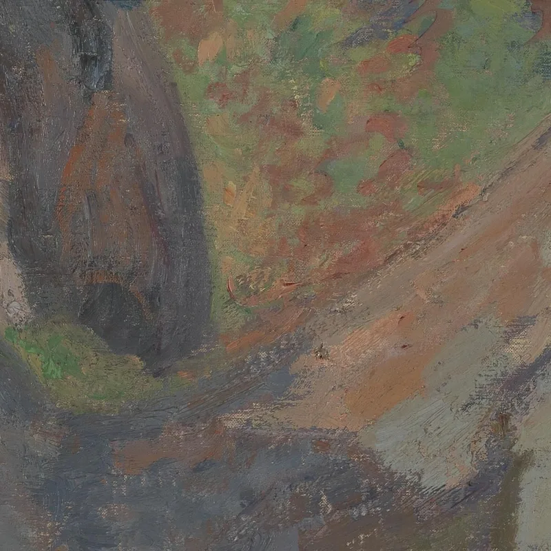 Les Grottes De Prunal Pres De Pontgibaud  Auvergne Armand Guillaumin