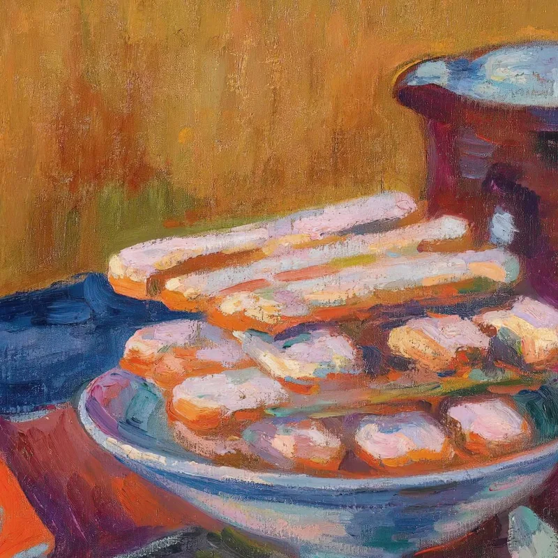 Nature Morte Aux Biscuits Armand Guillaumin