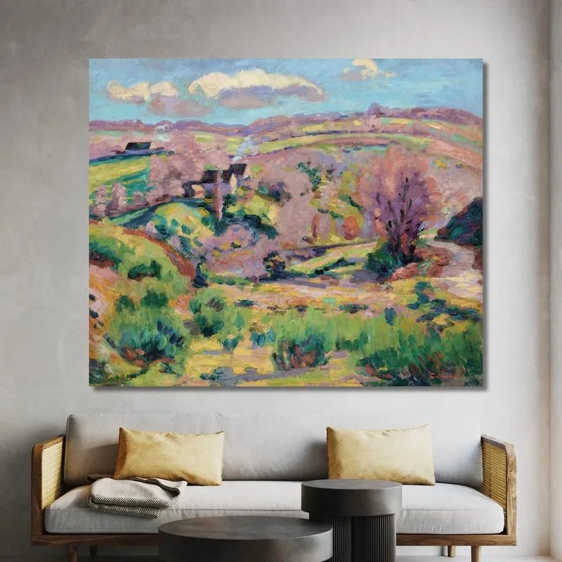 Paysage De La Creuse Au Printemps Armand Guillaumin