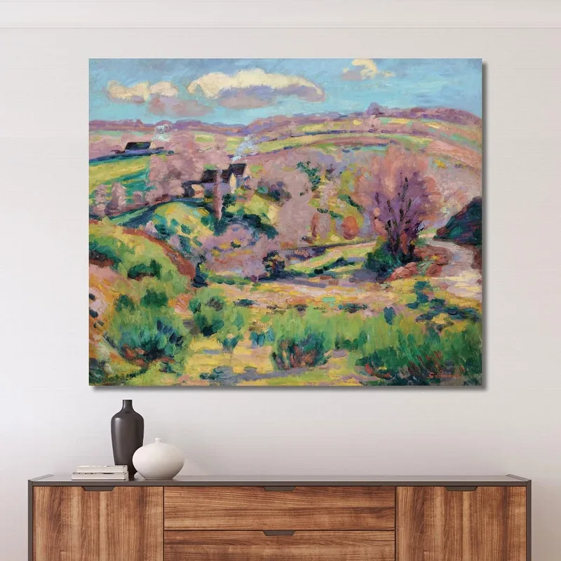 Paysage De La Creuse Au Printemps Armand Guillaumin